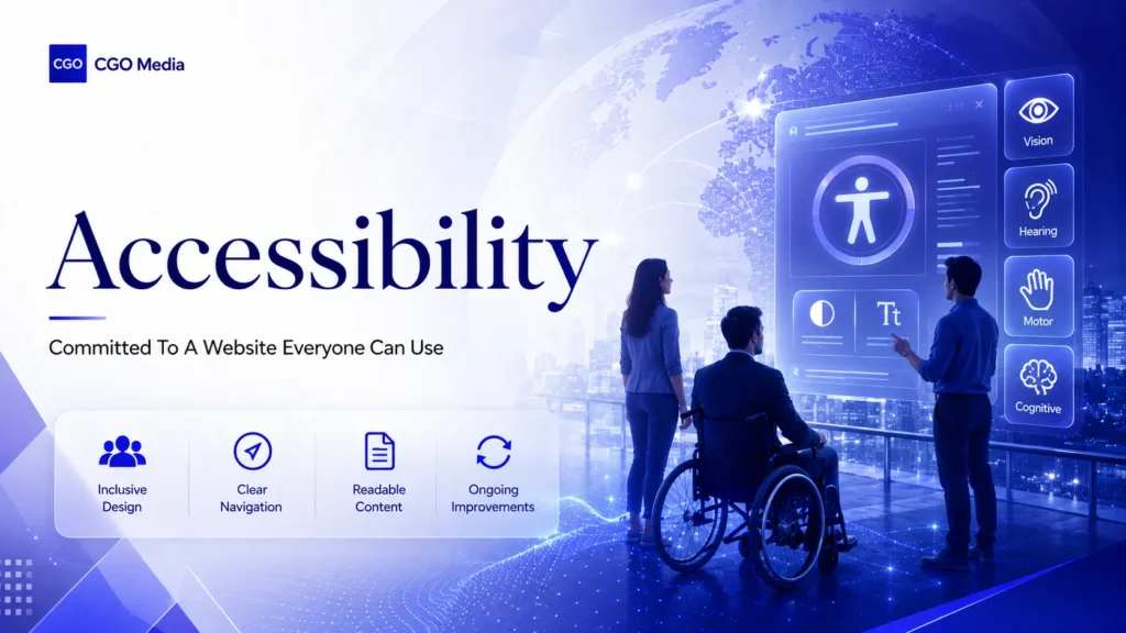Accessibility at CGO Media - Committed To A Website Everyone Can Use