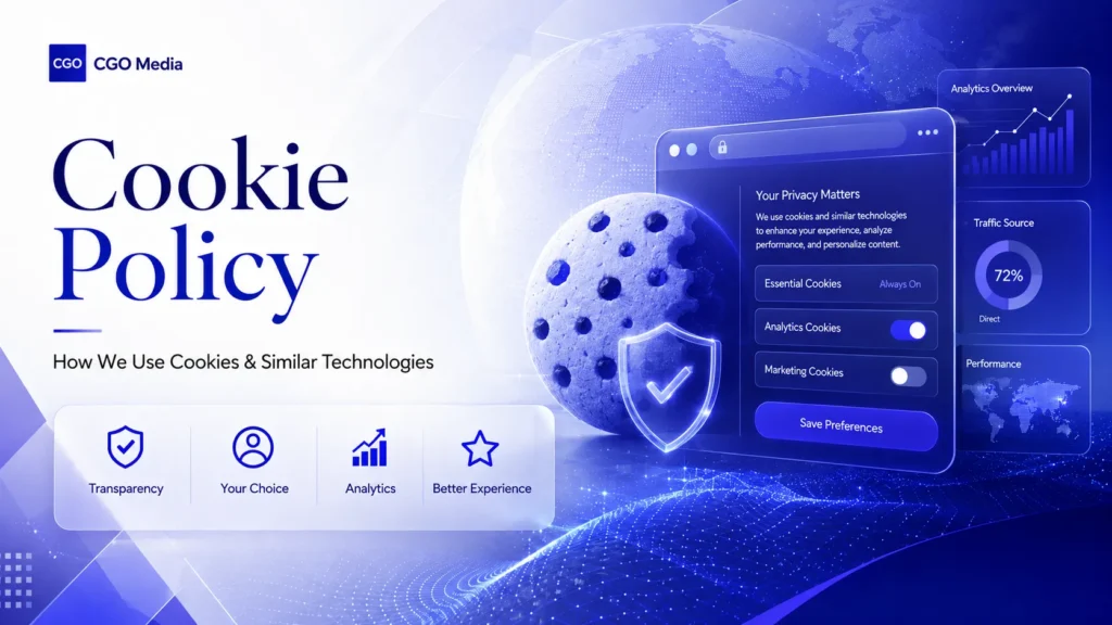 Cookie Policy at CGO Media - How We Use Cookies & Similar Technologies