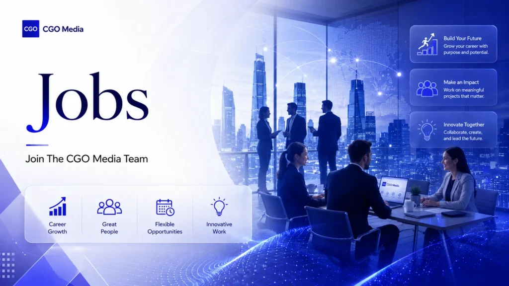 Jobs at CGO Media - Join the CGO Media Team