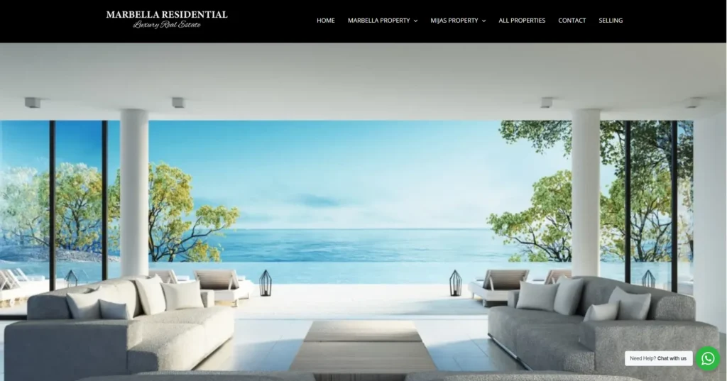 Marbella Residential website