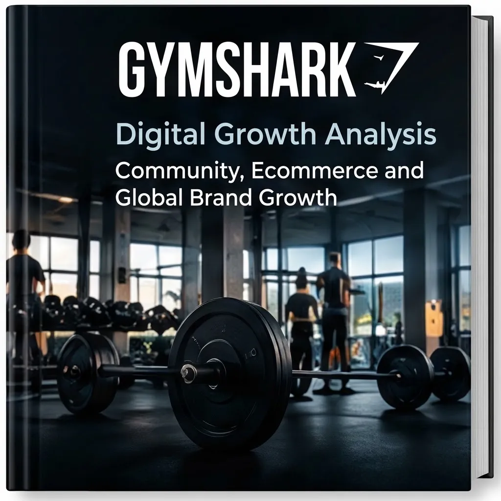 CGO Media independent Gymshark digital growth analysis 2026 book cover featuring gym training equipment and interior.