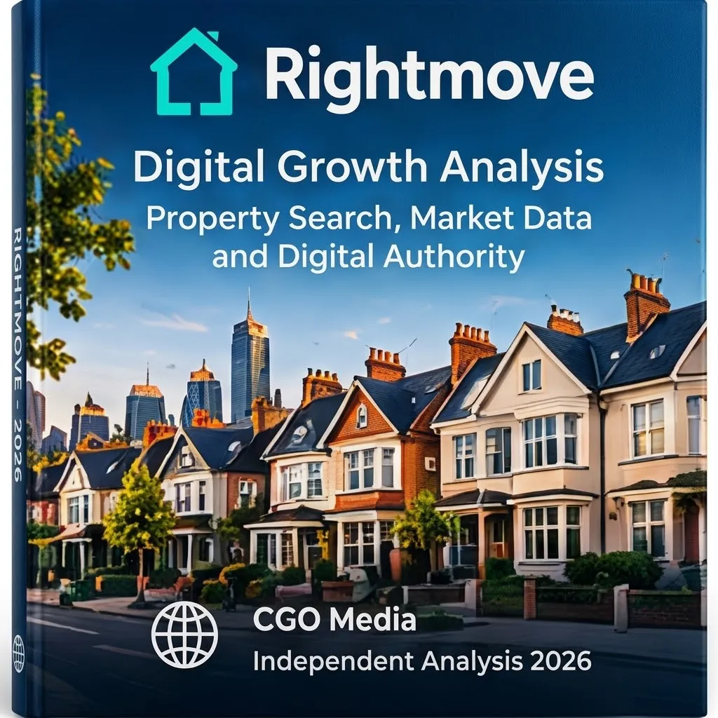 CGO Media independent Rightmove digital growth analysis 2026 book cover featuring row of residential homes.